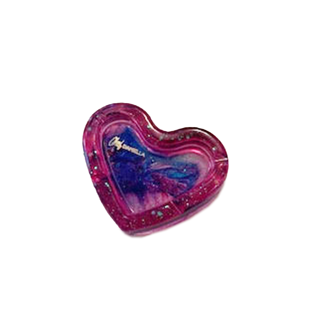 Fuchsia Heart Ashtray