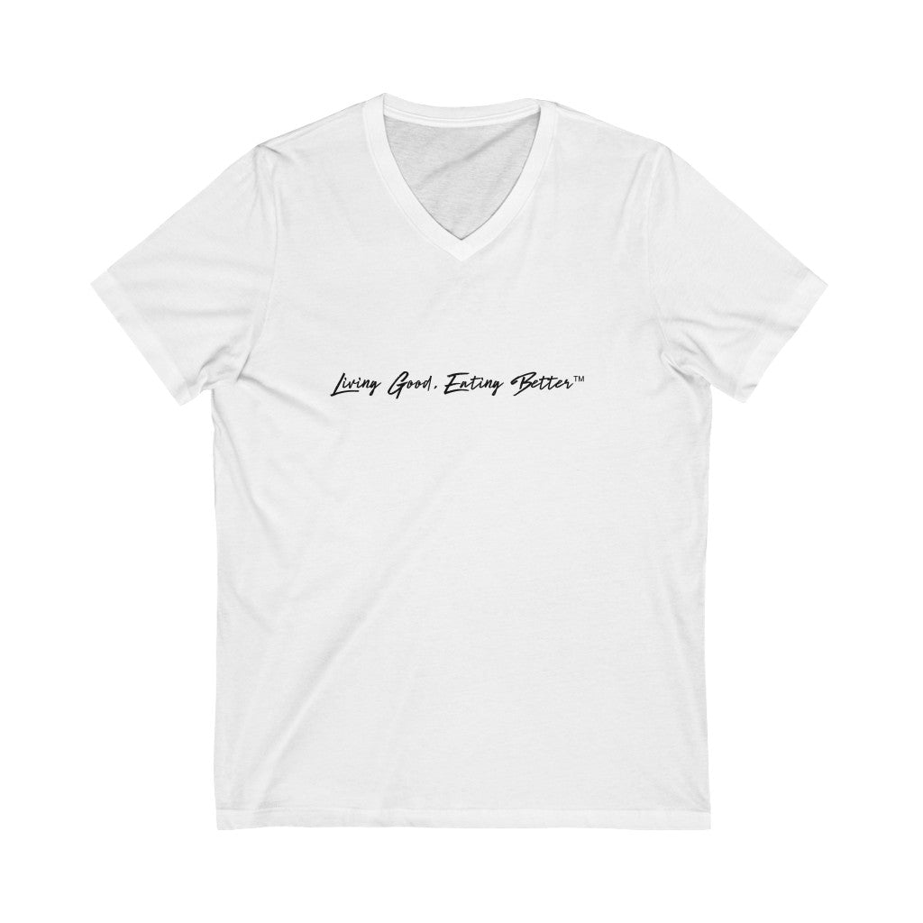 Unisex Jersey Short Sleeve V-Neck Tee